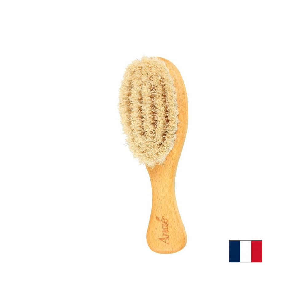 Brosse douce en bois pour les poils de bébé, 13 cm