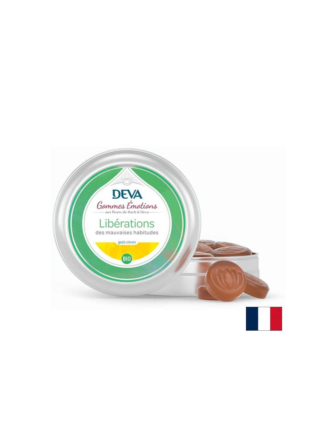 Mâcher des bonbons à base de plantes pour se débarrasser des mauvaises habitudes, selon la méthode du Dr Bach, 45 g