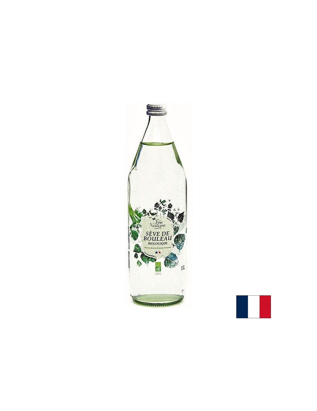 Jus de bouleau organique des pyrénées - détoxification, ton, forte immunité, 1 litre