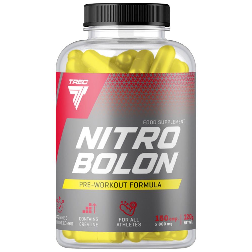 Nitrobolone | Caps pré-entraînement sans stimulants - 150 capsules