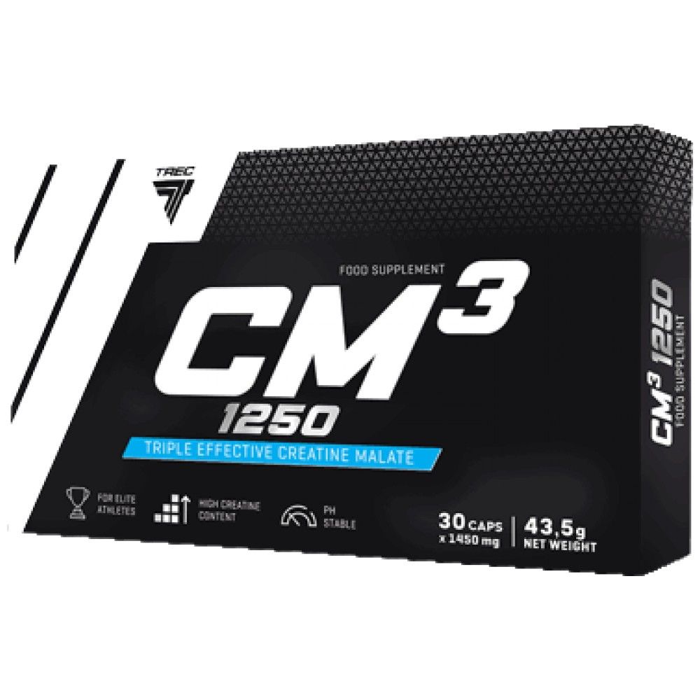 CM3 1250 | Tri-créatine malate - 360 capsules