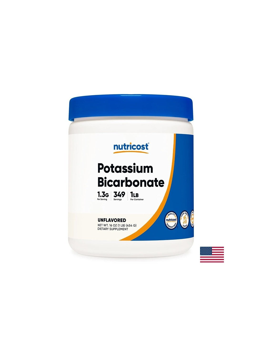 Détox, métabolisme cellulaire - bicarbonate de potassium, 454 g de poudre