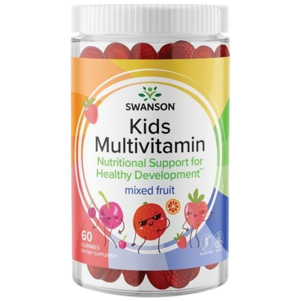 Gummies multivitamines pour enfants | Fruits mélangés - 60 comprimés à croquer