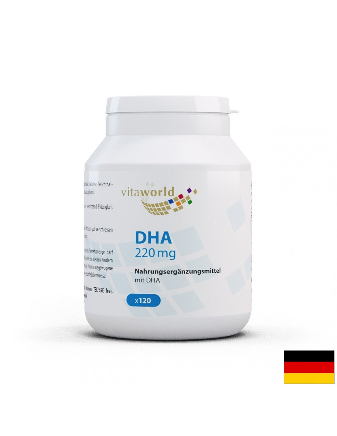 DHA/Docosahexaenoic Acid 220 mg, 120 SoftGel Capsules