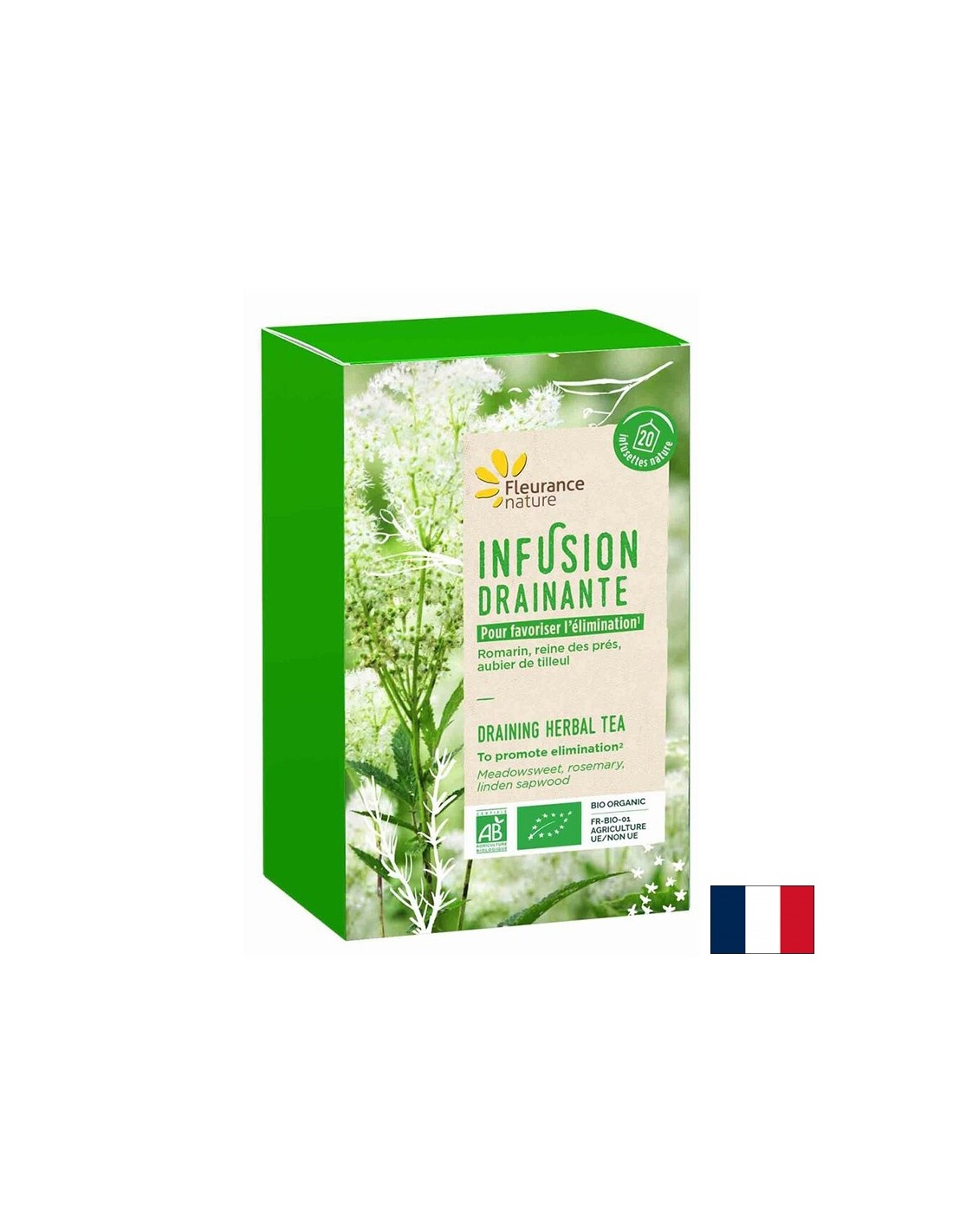 Thé diurétique, bio, 20 sacs de filtre