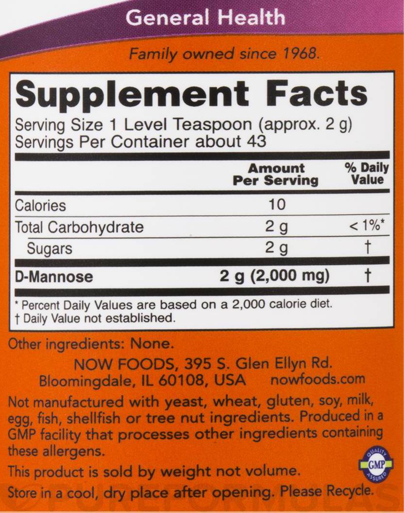 Poudre D-mannose - 85 grammes
