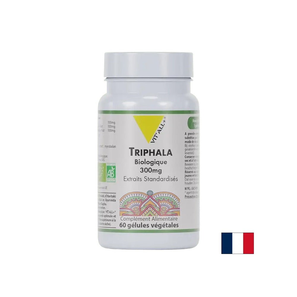 Bonne digestion et détoxification - Triphala Bio, 300 mg x 60 capsules