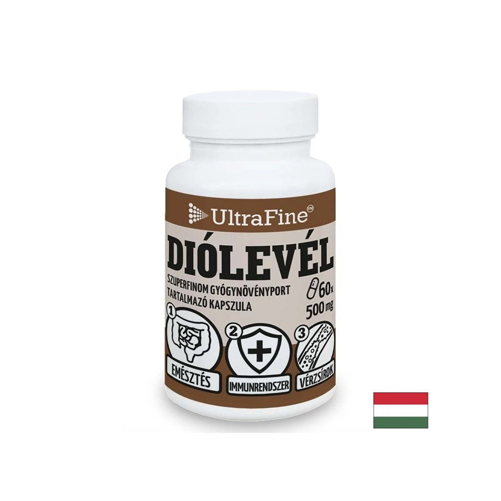 Bonne digestion et immunité - noix (feuille), 500 mg x 60 capsules
