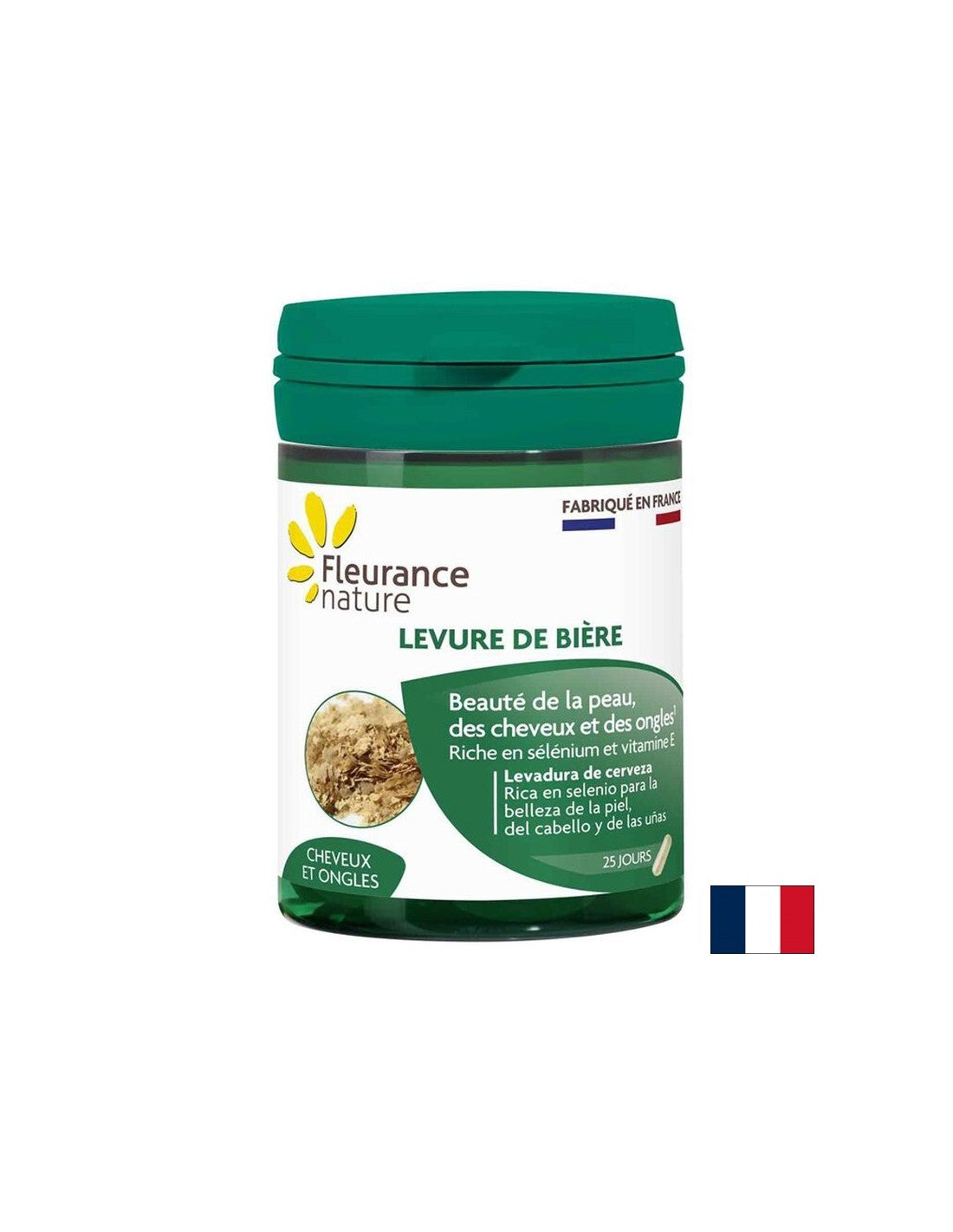 Good digestion, strong immunity and tone - Brewer's yeast, 50 capsules Fleurance Nature - Nutra Best Europe