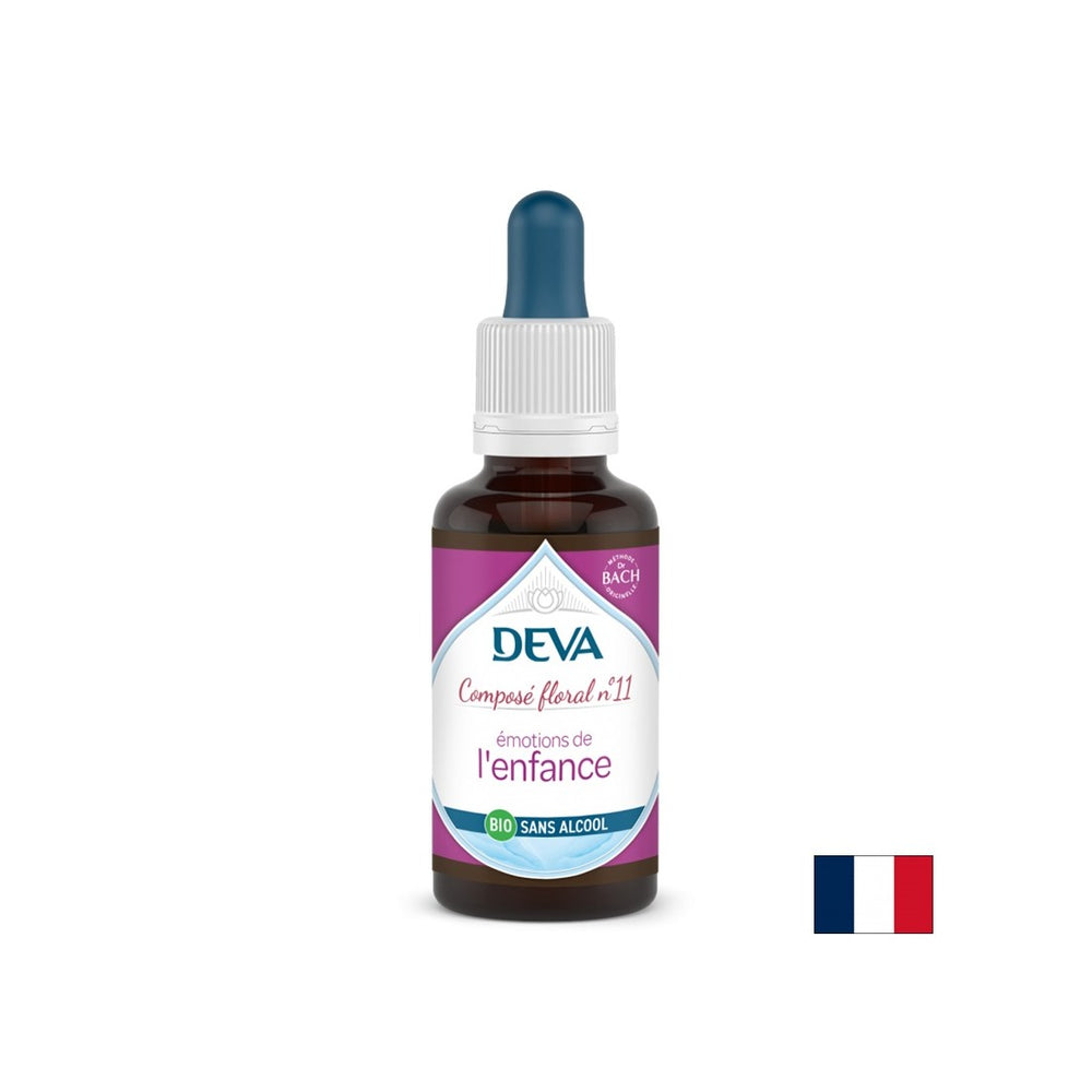 Équilibre émotionnel pour les enfants, Bach Flower Essences n ° 11, Drops sans alcool 30 ml