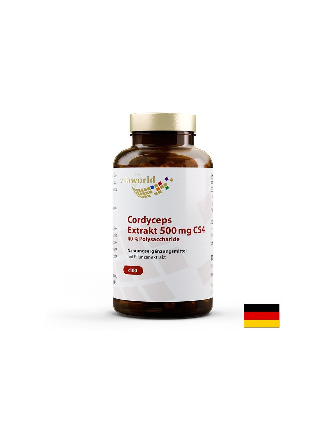 Énergie et immunité - Extrait Cordyceps, 100 capsules
