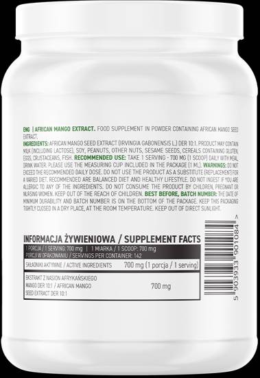 Extrait de mangue africain 100 grammes