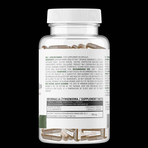 Mangue africaine 700 mg/vege 60 capsules