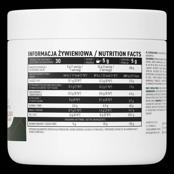 Fibre de cacao/vege 150 grammes