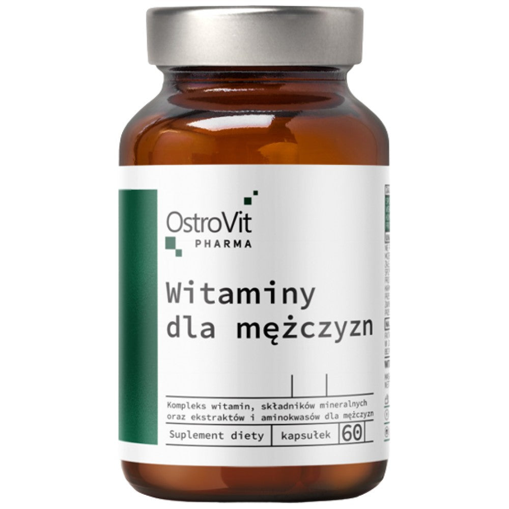 Vitamines pour hommes | avec Ashwagandha, Tribulus et Saw Palmetto 60 Capsules