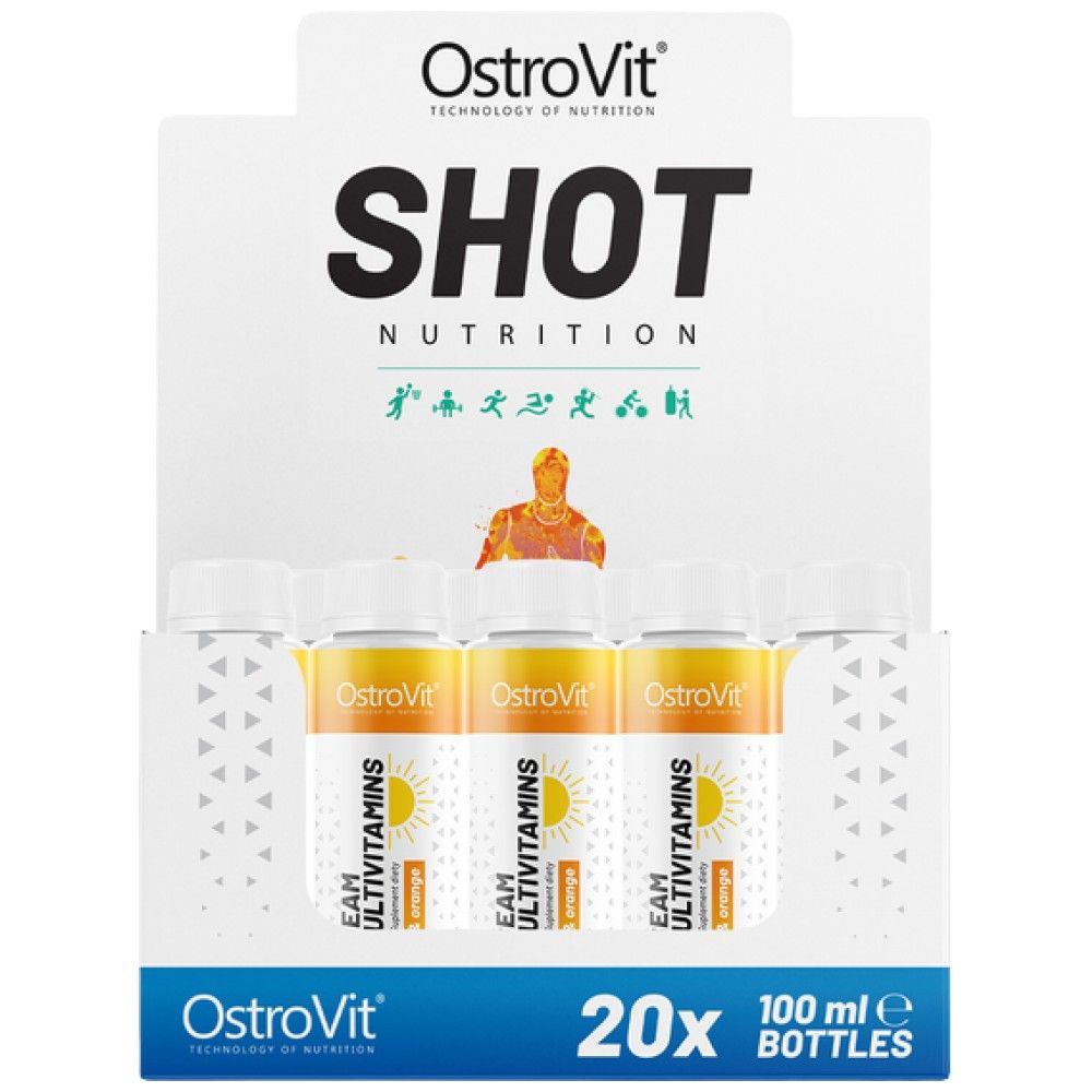 Sunbeam Multivitamins Shot | Meilleure formule de bronzage - 20 x 100 мл