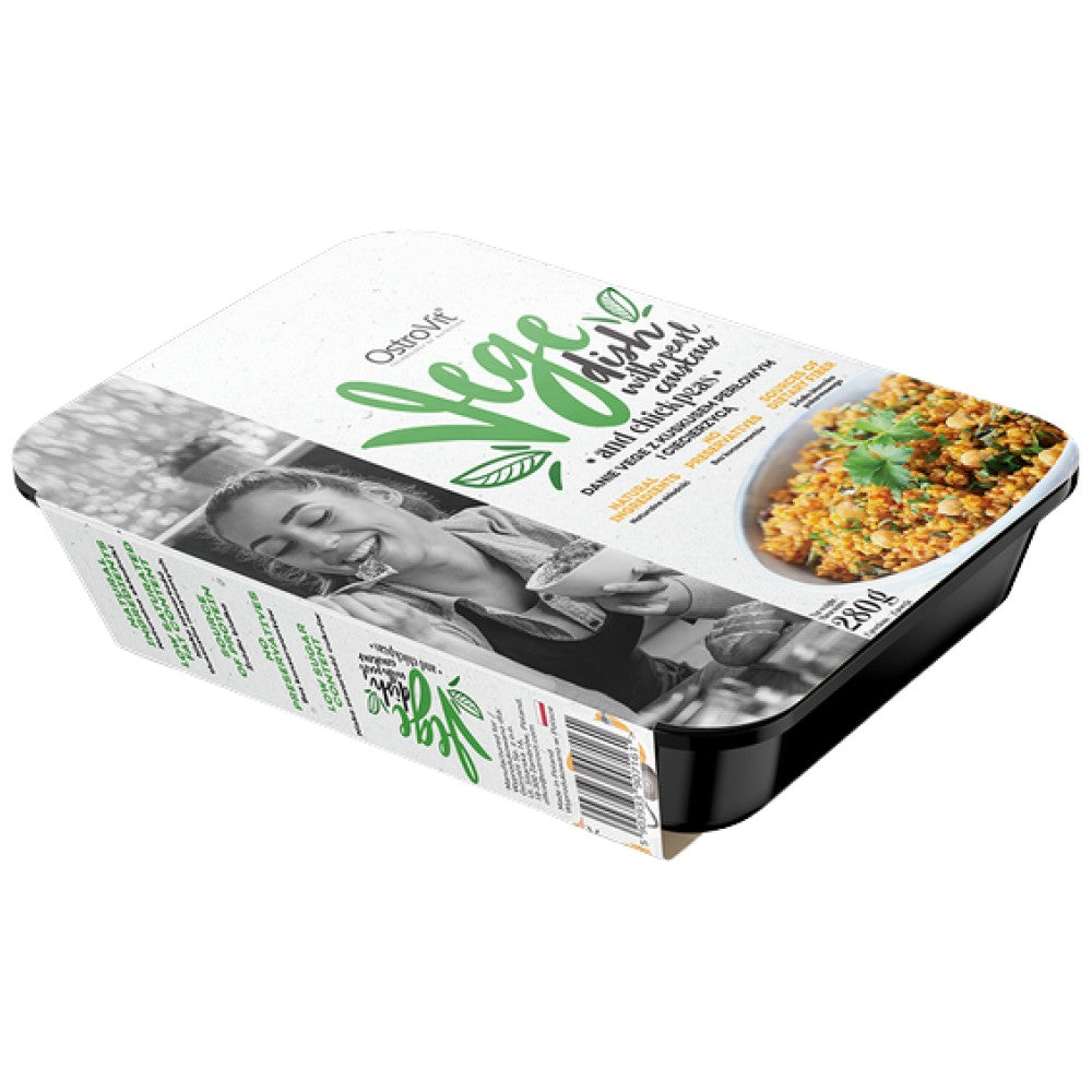 Plat vege avec couscous perlé et pois chiches | Read-to-Eat Meal 280 grammes