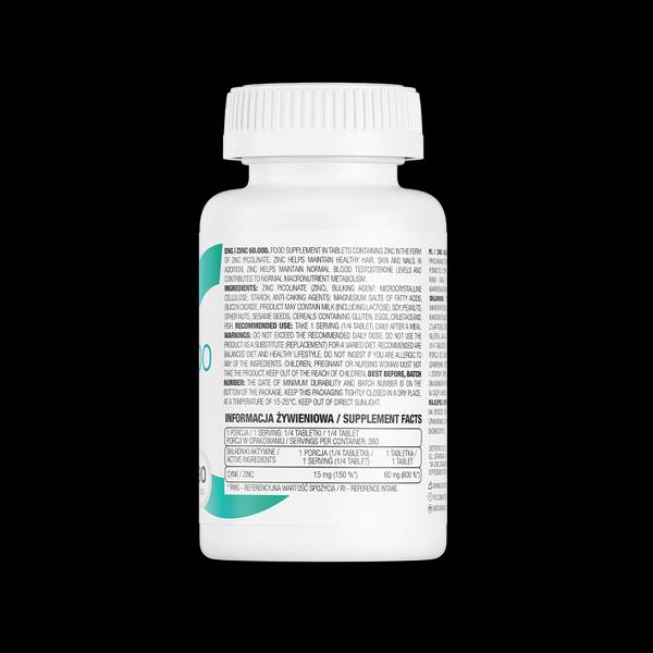 Zinc 60 000 | Picolinate de zinc 60 mg 90 comprimés