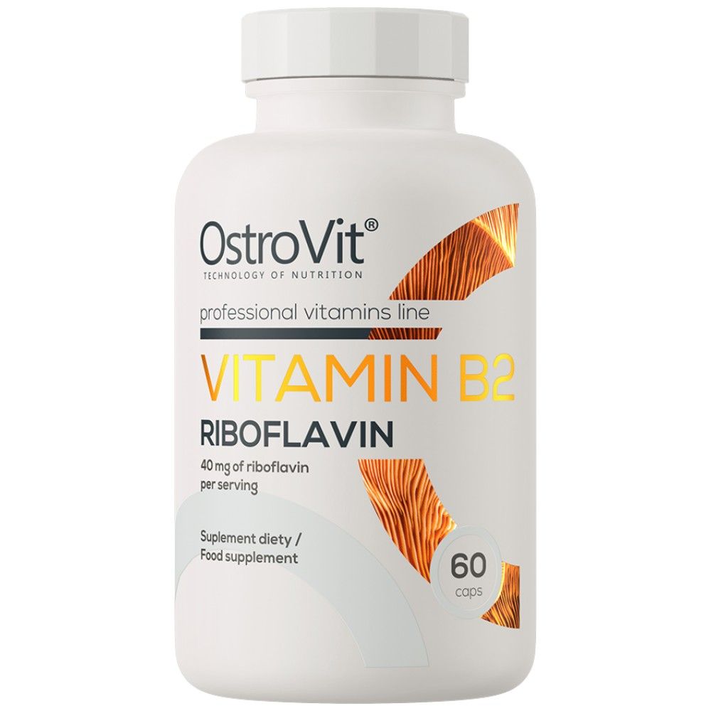 Vitamine B2 Riboflavine 40 mg - 60 capsules