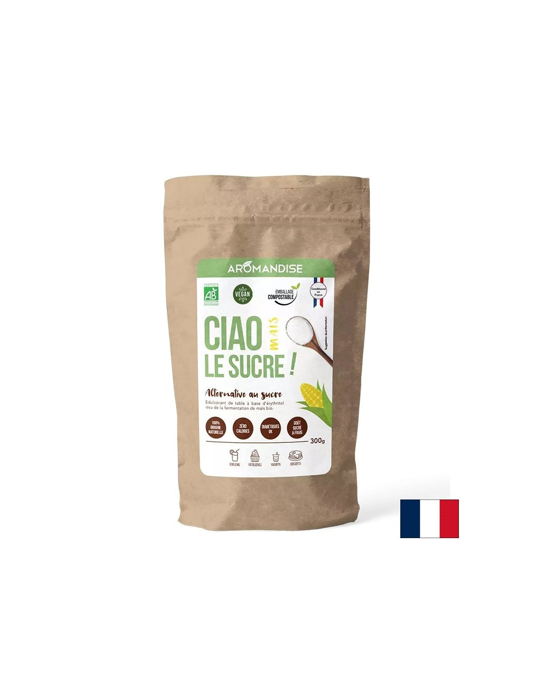 Érythritol (du maïs), 300 g