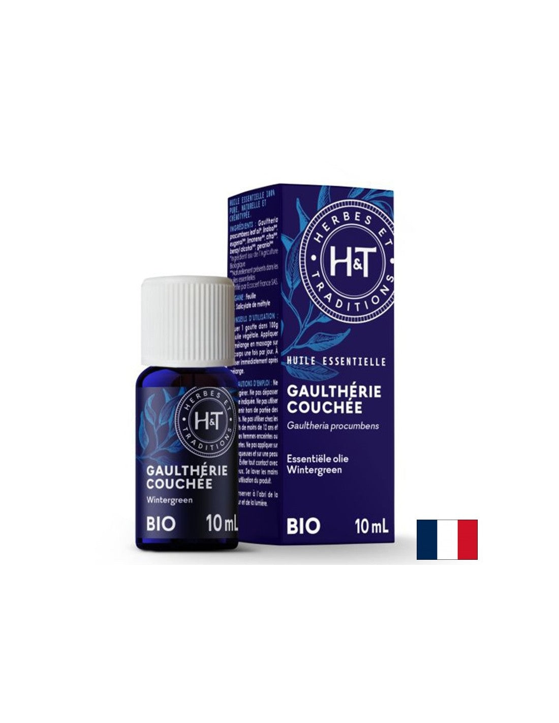 Huile essentielle de WinterGreen, biologique, 10 ml