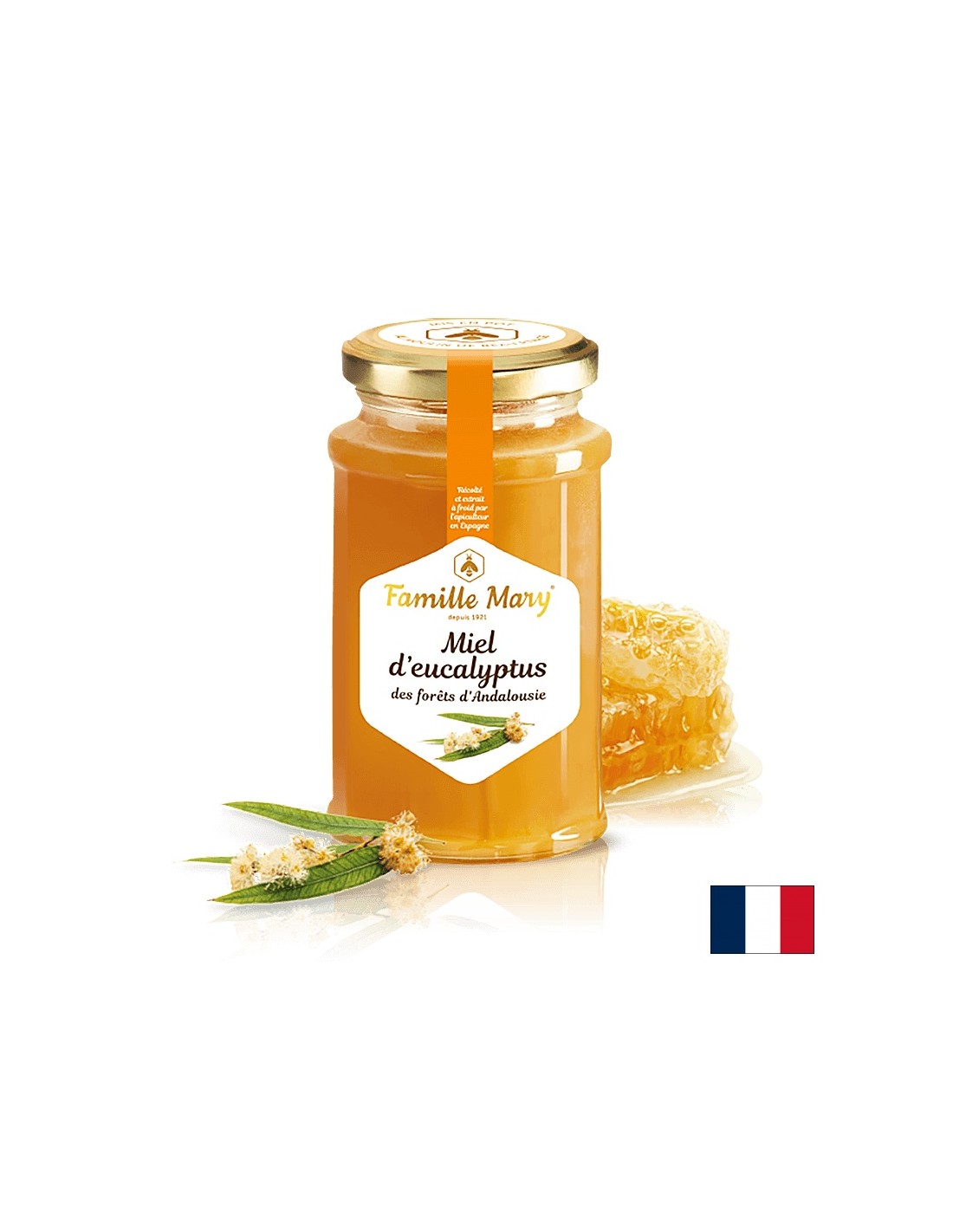 Miel D 'Eucalyptus/Honey de Eucalyptus Flowers, 360 G Famille Mary
