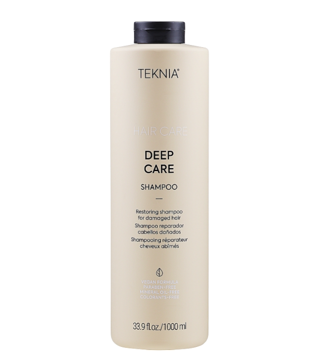 <tc>Lakme</tc> TEKNIA Deep Care Shampoo Shampoing Réparateur et Nourrissant 1000 ml