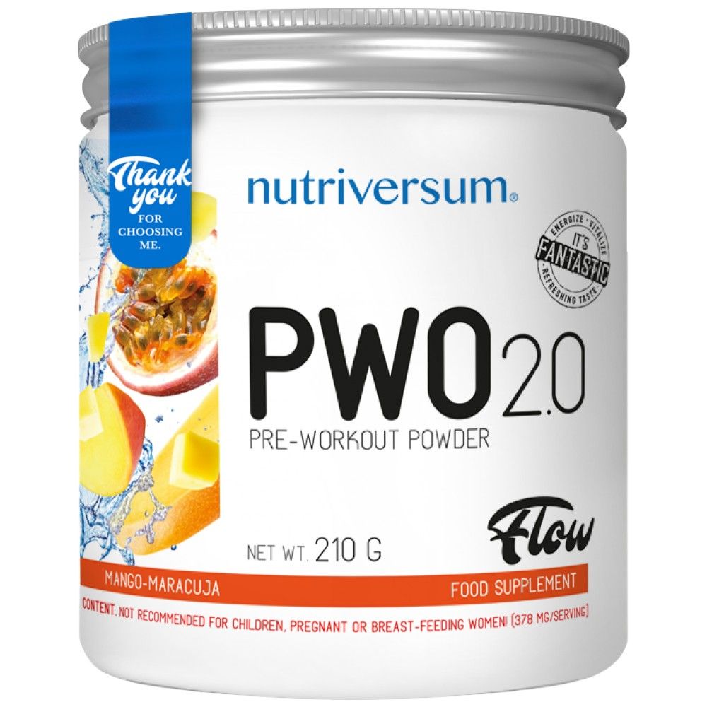 PWO 2.0 Flow | Poudre pré-entraînement - 210 grammes