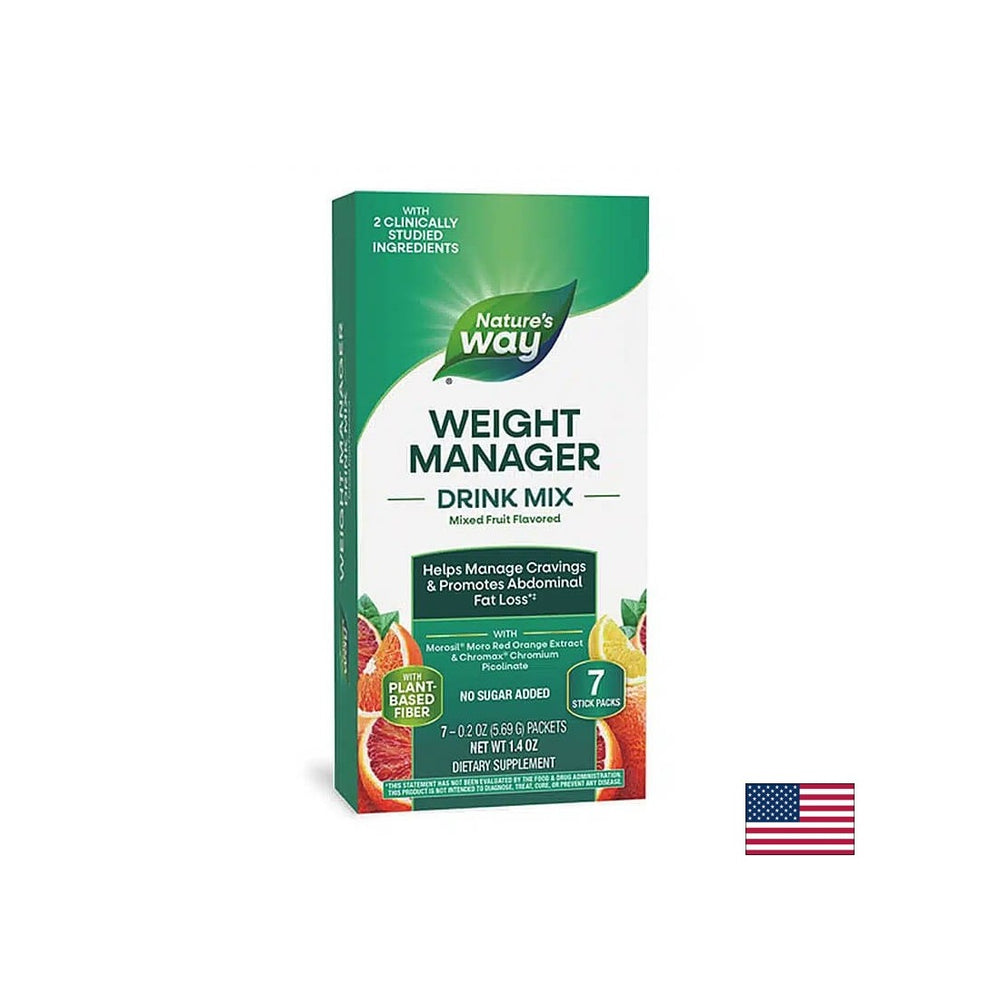 Formule d'appétit, de poids et de contrôle des graisses du ventre - Gestionnaire de poids, 7 sachets, aromatisé aux fruits