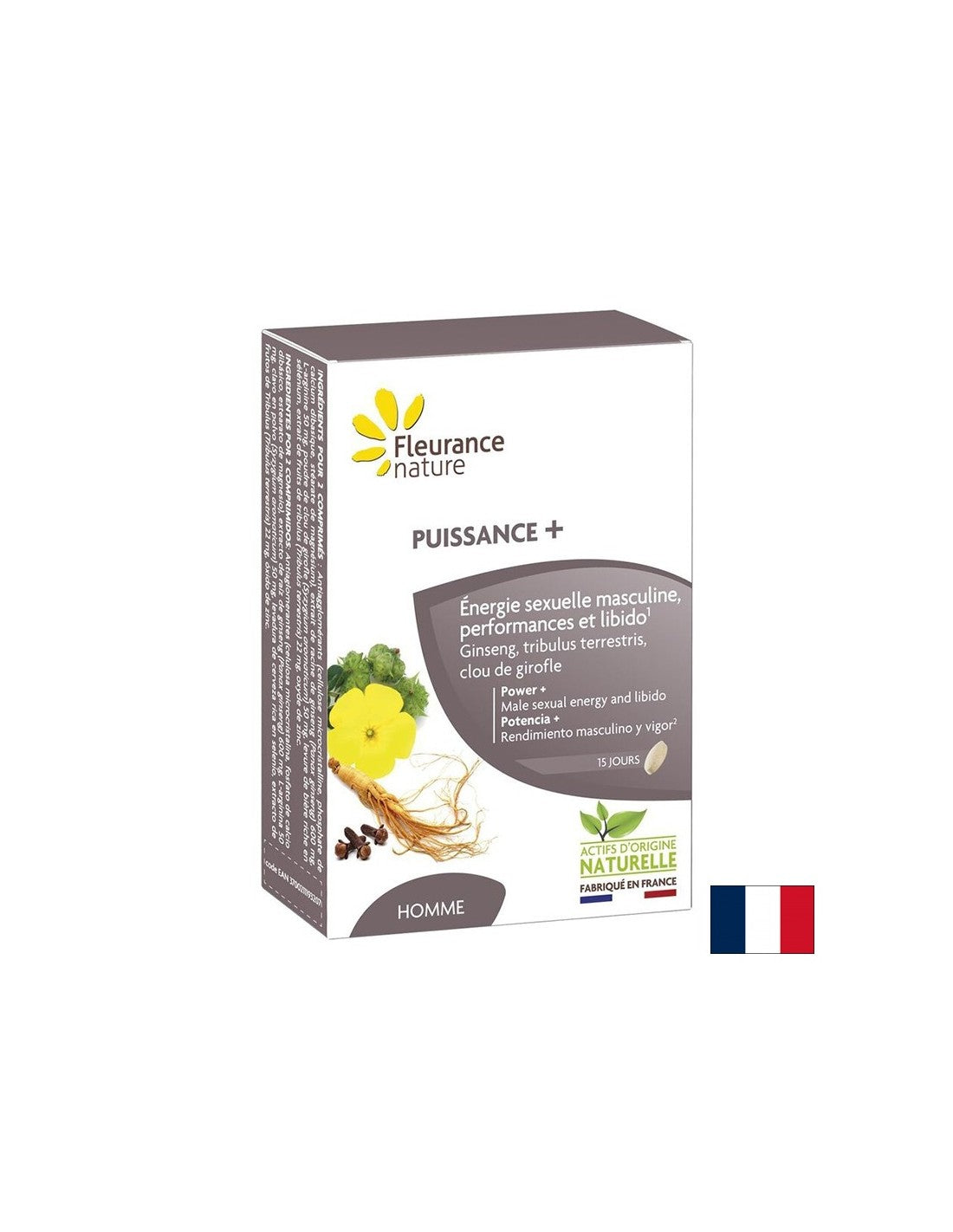 Formule pour la libido masculine Puis<tc>san</tc>ce+, 30 comprimés