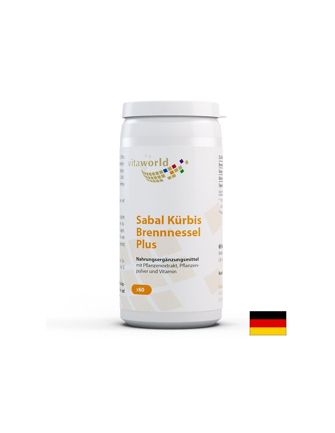 Formule de prostate saine - Palmetto scie, graines de citrouille et ortie, 60 capsules