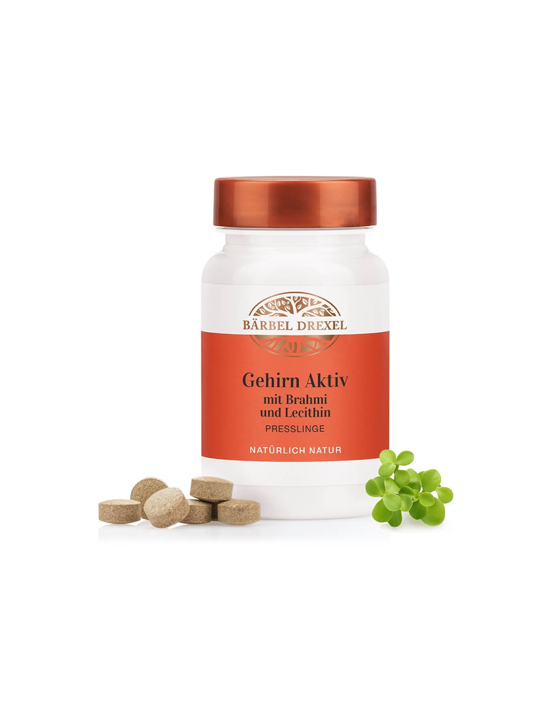 Gehirn Aktiv mit Brahmi und Lecithin / For memory and concentration, 90 tablets Bärbel Drexel - Nutra Best Europe