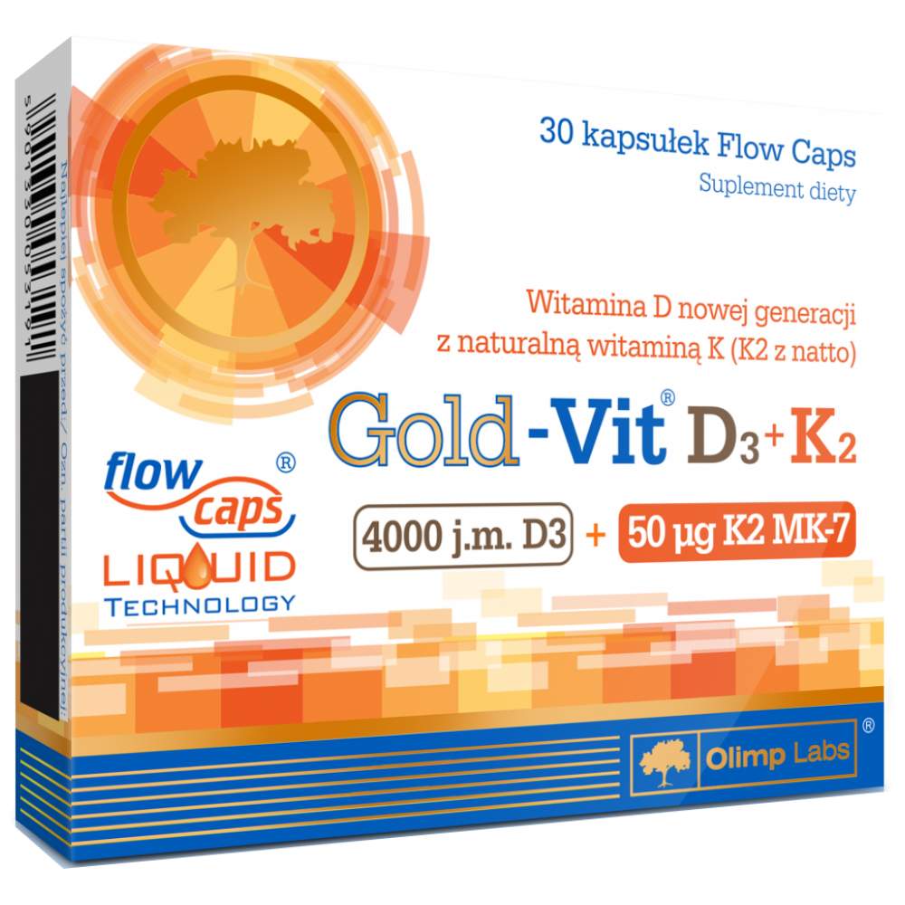 Capsules Gold-Vit D3 + K2 30