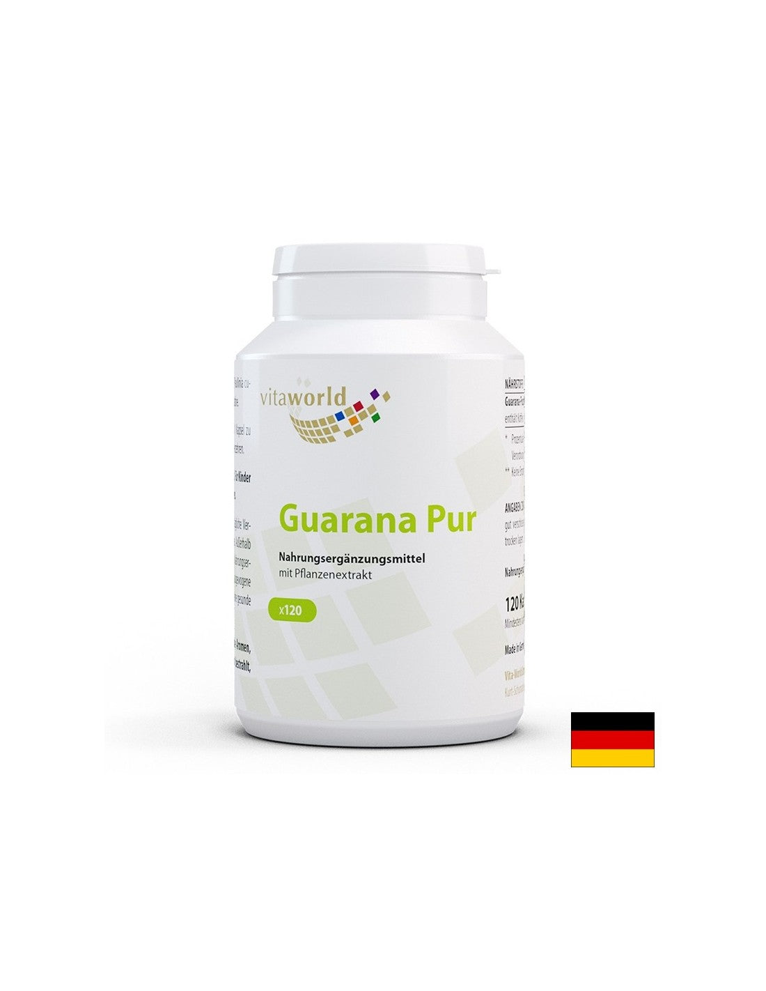 Brûlure des graisses et plus d'énergie - Guarana, 120 capsules