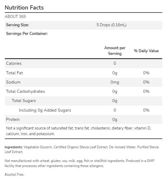 Meilleur liquide Stevia® | Glycérite - 237 ml