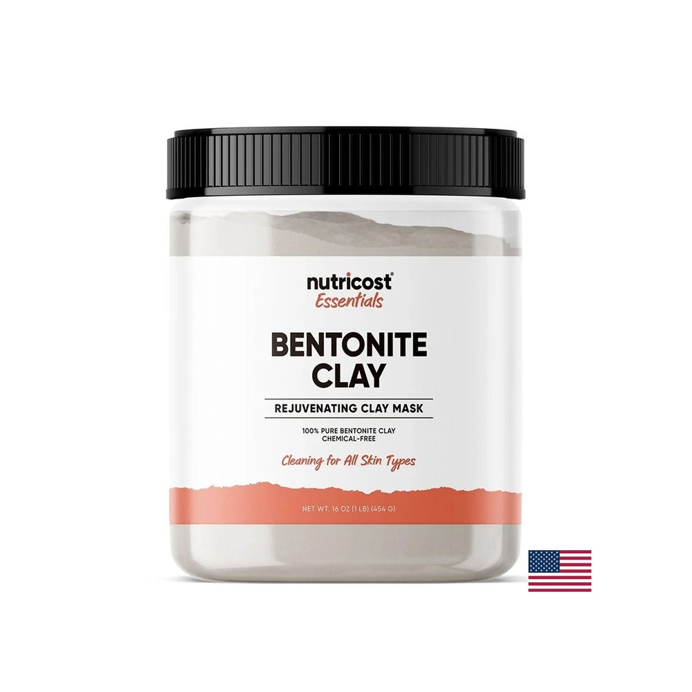 Soins de la peau - argile (bentonite), masque facial, 454 g de poudre