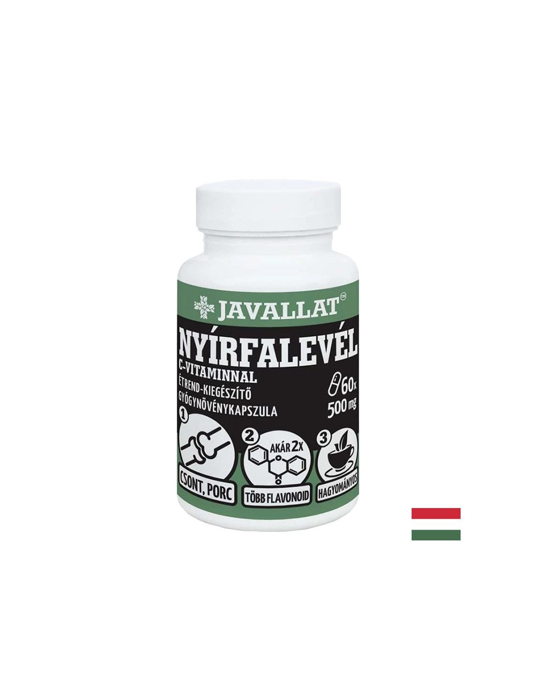 Soins de la peau et des articulations - bouleau blanc (feuille) + vitamine C, 60 capsules