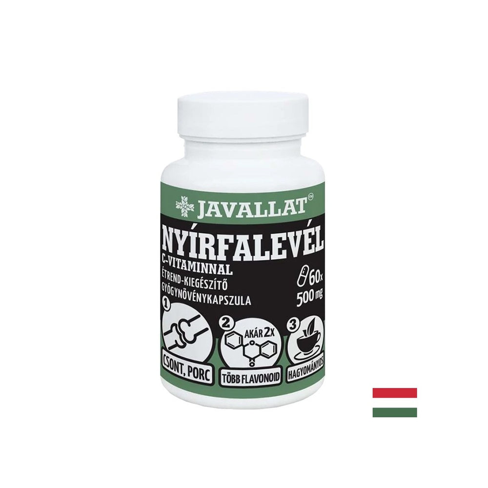 Soins de la peau et des articulations - bouleau blanc (feuille) + vitamine C, 60 capsules