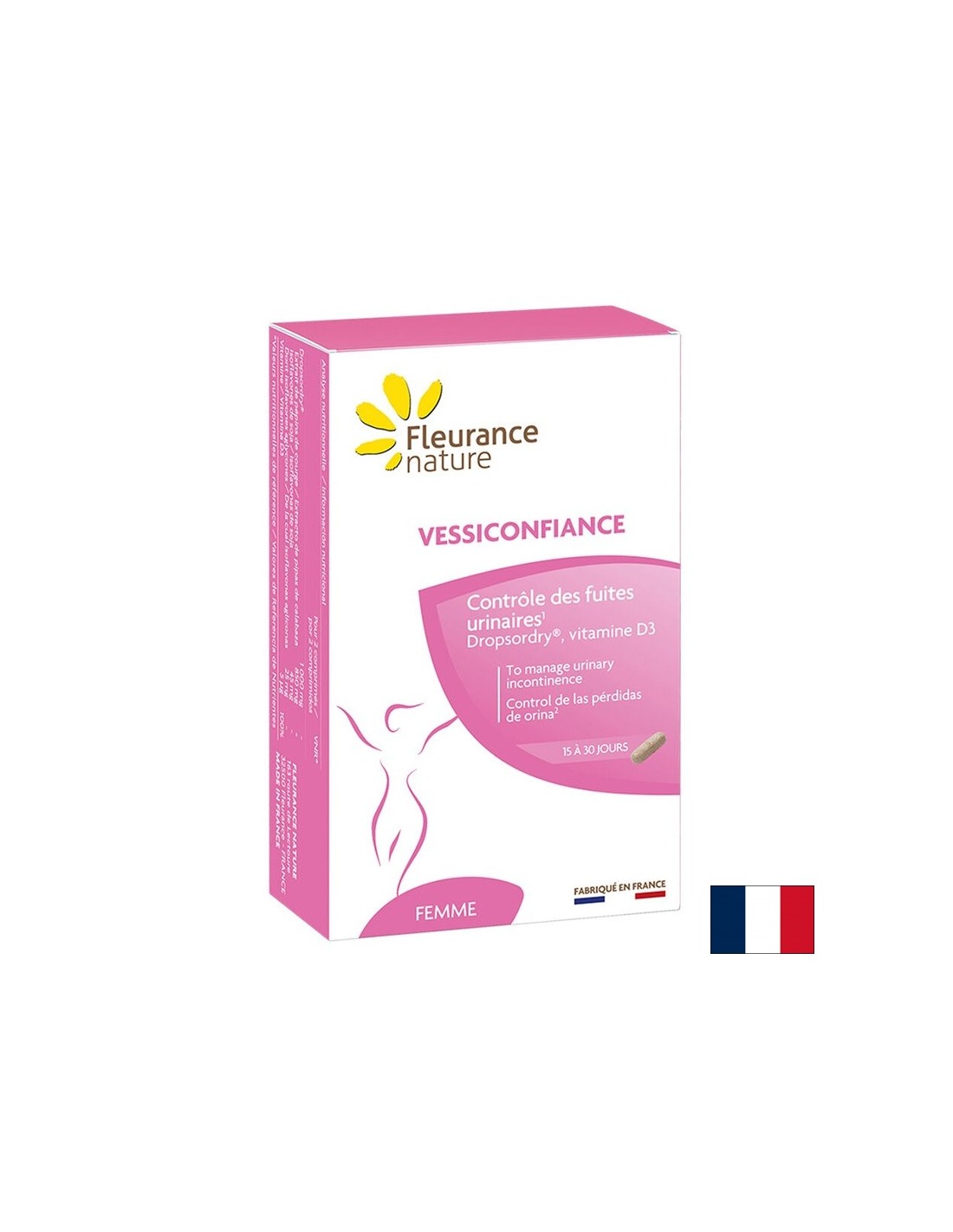 Soins urinaires et soins de la vessie - Vessiconfidence, 30 comprimés