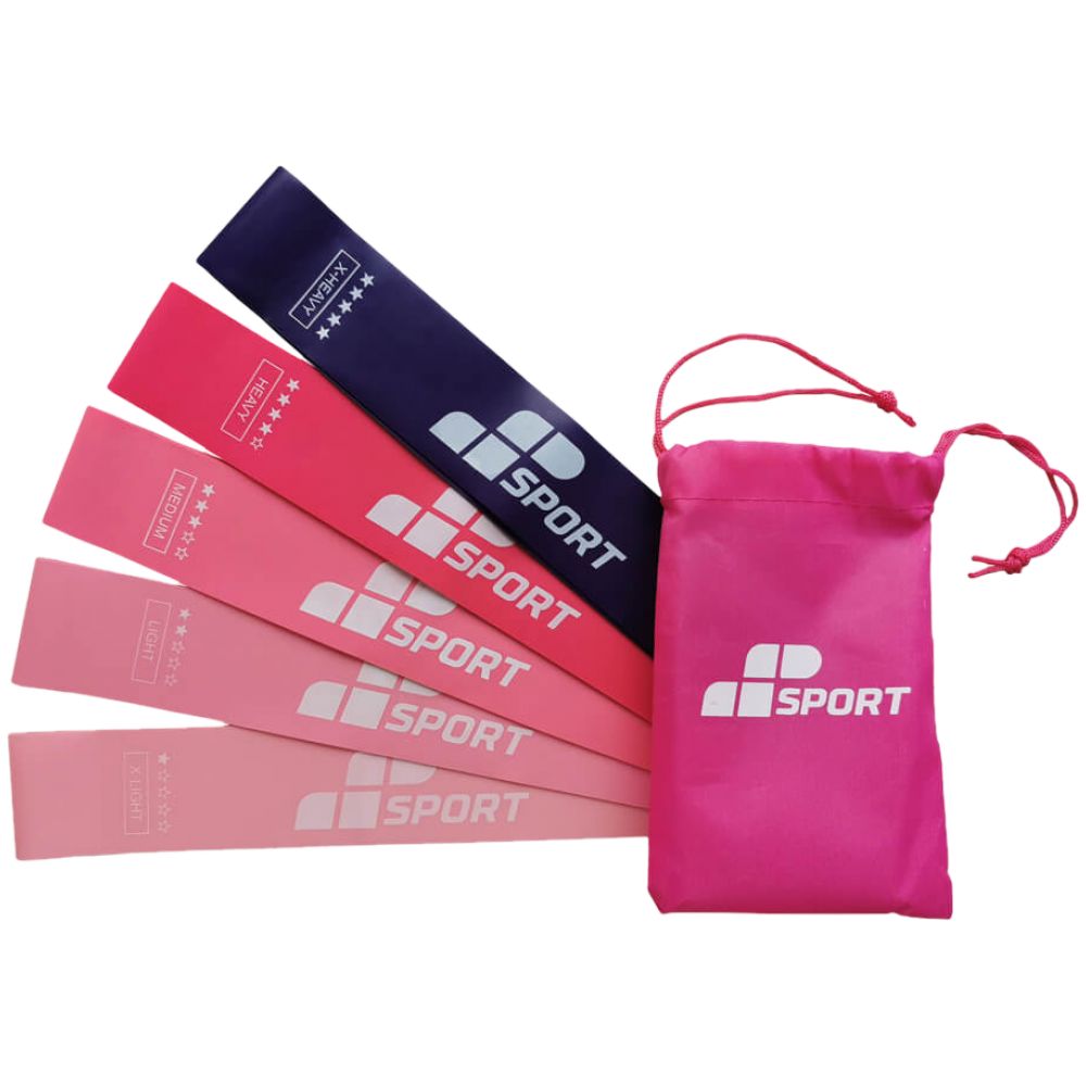 Ensemble de formation pour femmes de bandes élastiques continues/5 parties - 5 pcs.