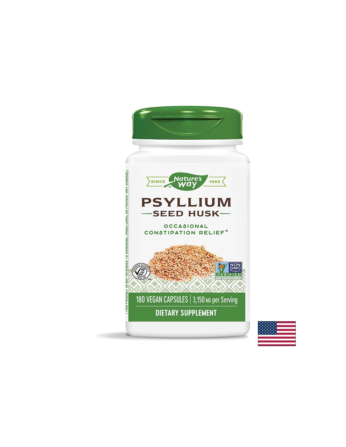 Higques de psyllium 525 mg - 180 capsules