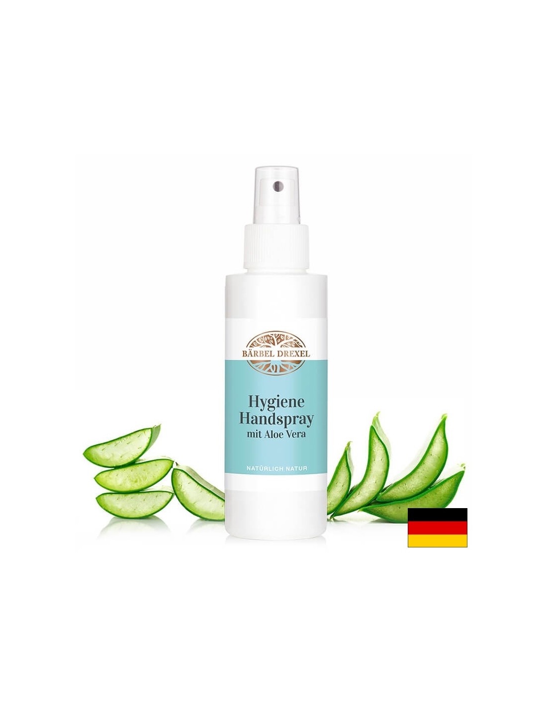Pulvérisation à la main hygiénique avec de l'aloe vera, 100 ml