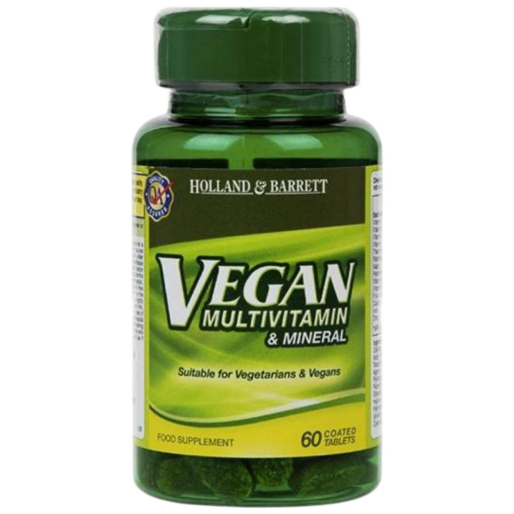 Multivitamine et minéraux végétaliens - 60 comprimés
