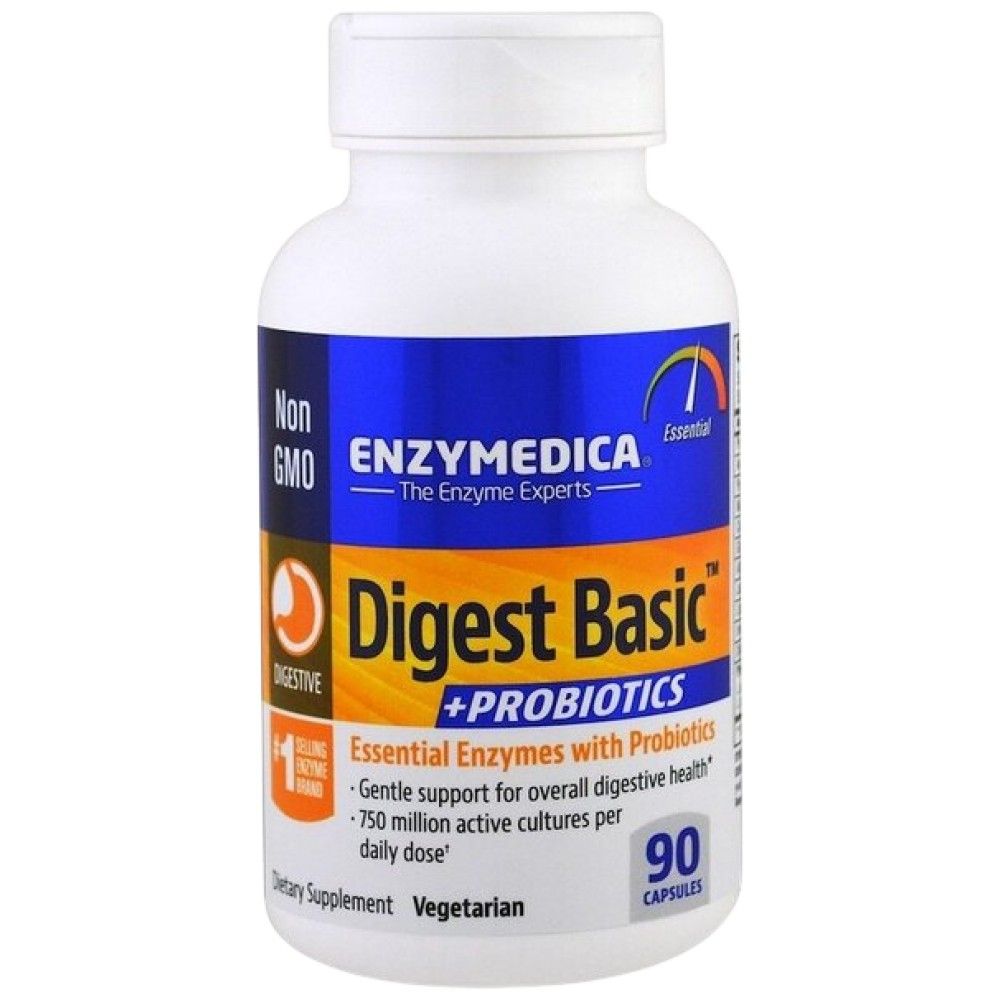 Digest Basic + Probiotiques - 90 capsules