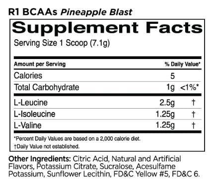 BCAAS | 100% micronisé 2: 1: 1 Formule BCAA - 240 grammes