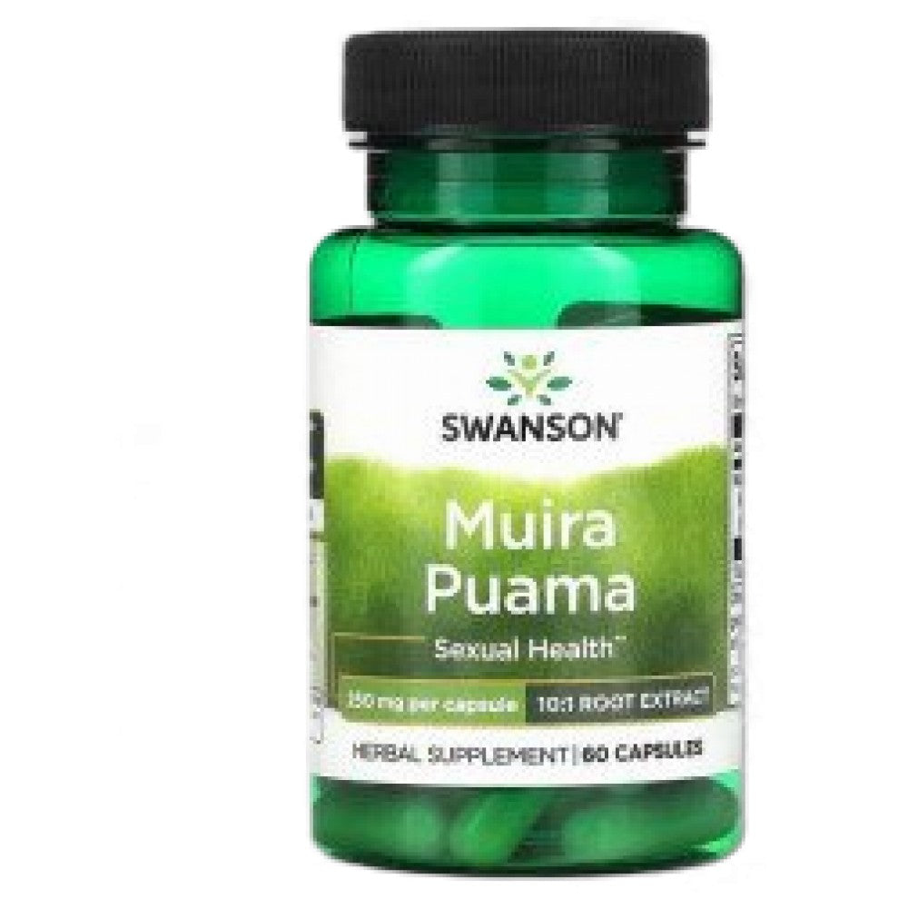 Muira Puama 250 mg | 10: 1 Extraire 60 capsules