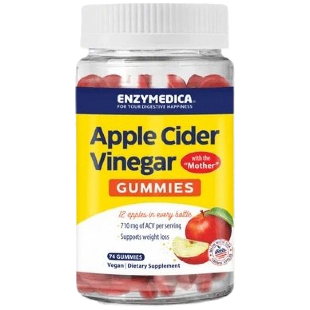 Gummies de vinaigre de cidre de pomme - 74 Gummies