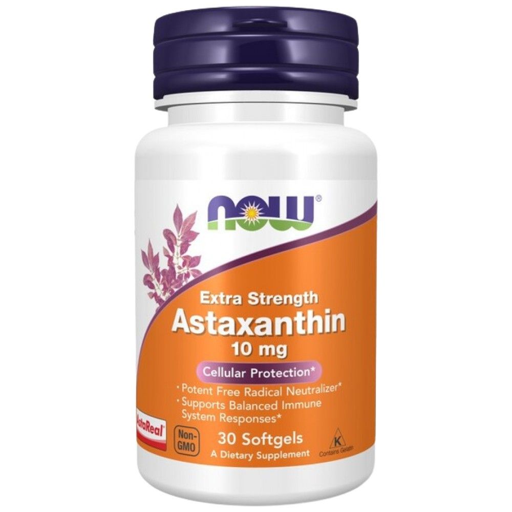 Astaxanthine 10 mg de résistance supplémentaire - 30 softgels