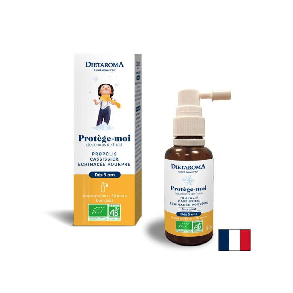 Spray immunitaire pour les enfants (avec échinacée, propolis et cassis), 30 ml de spray oral
