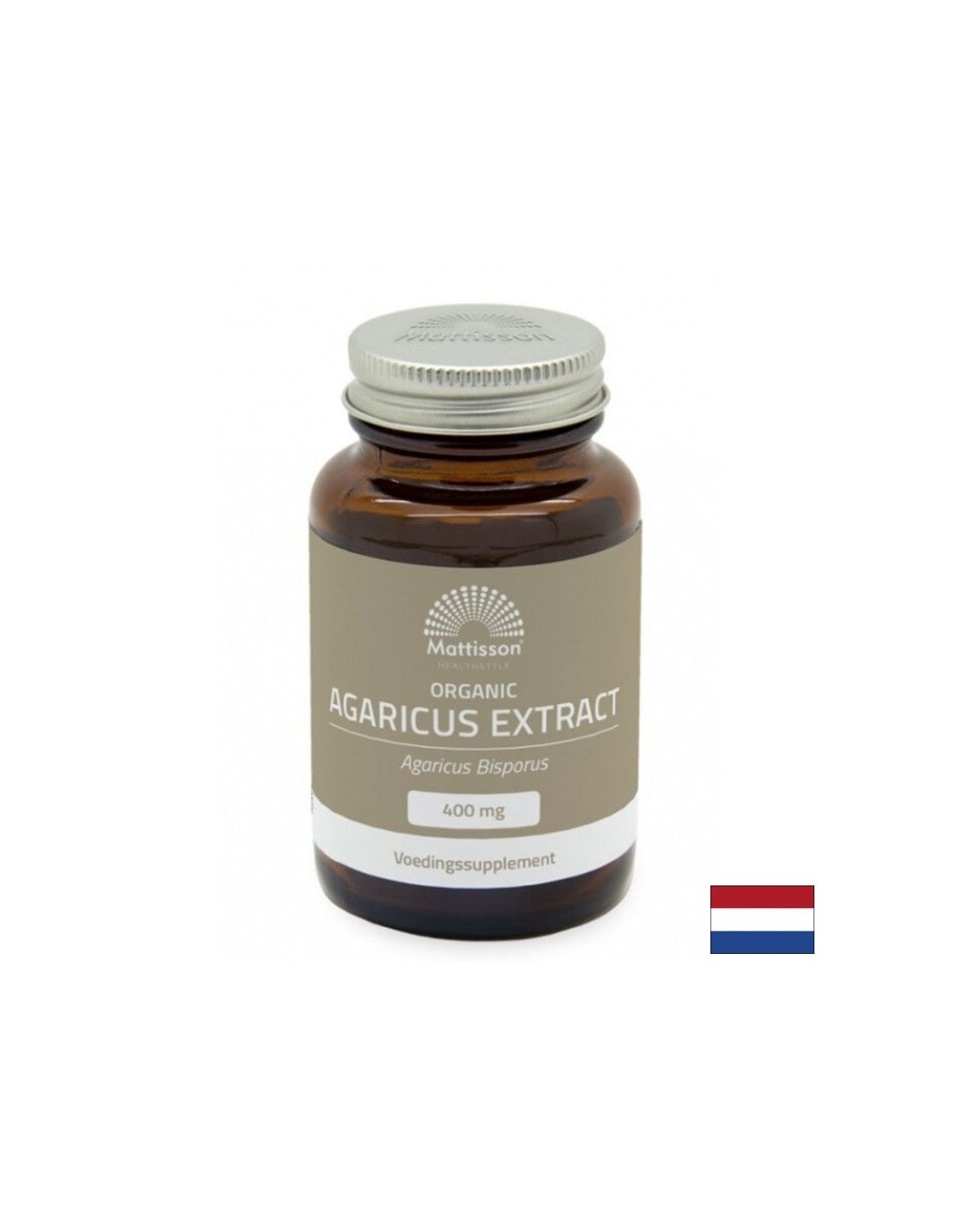 Immunité - Extrait de bio Agaricus, 400 mg x 60 capsules